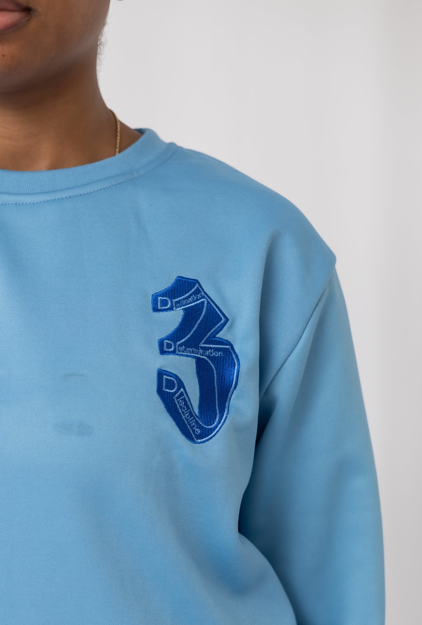 Baby Blue Crewneck Suit