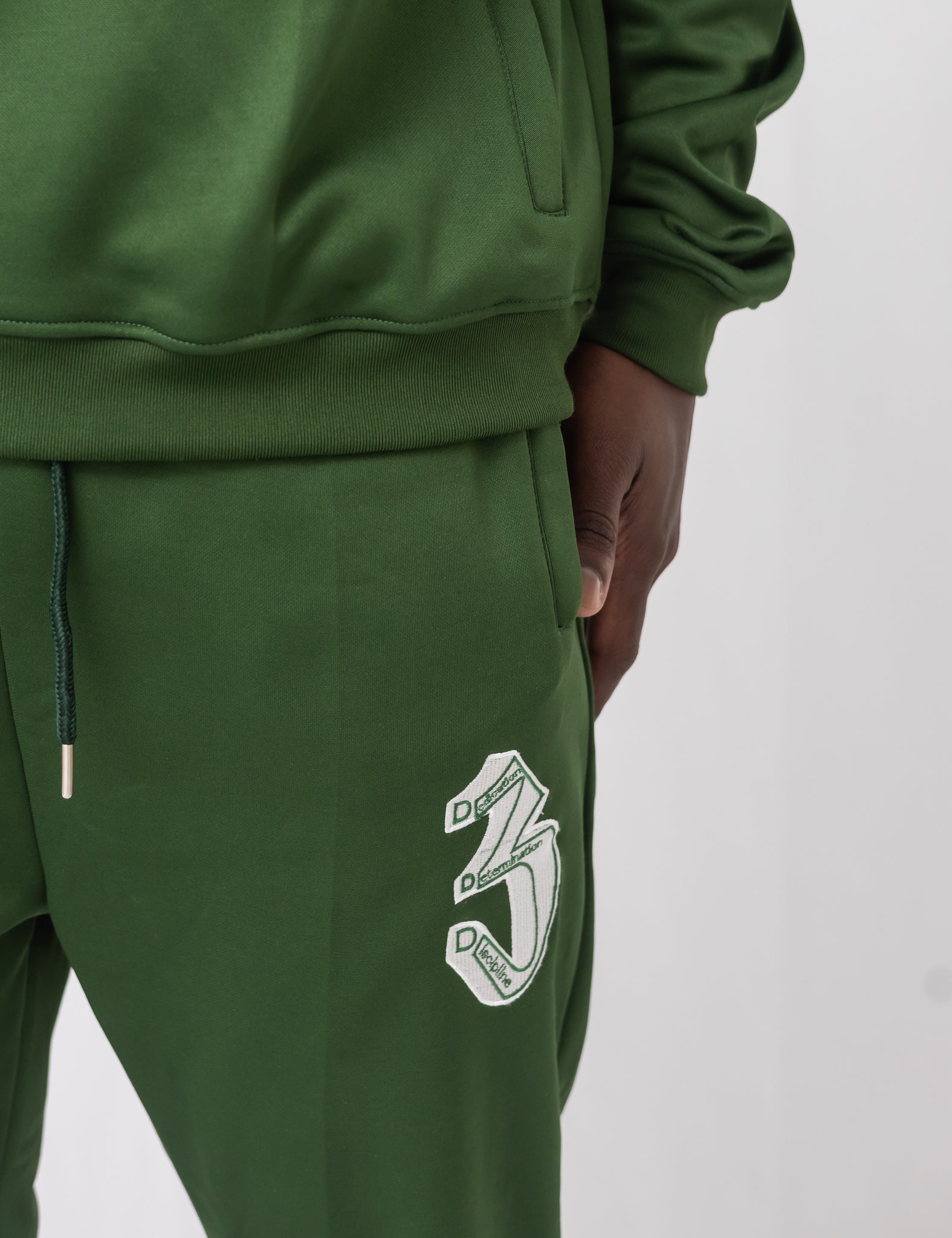 Forest Green Crewneck Suit