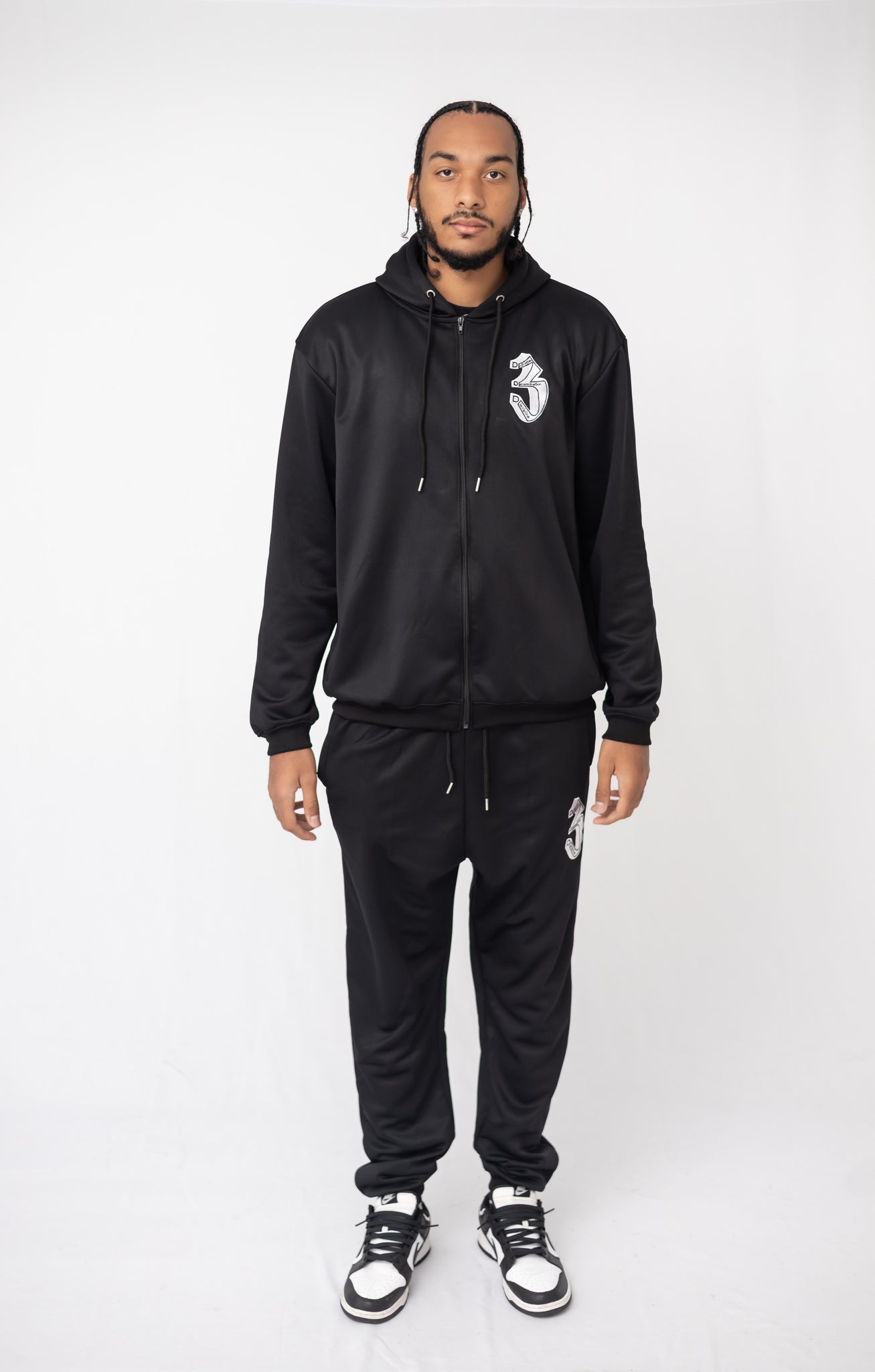 Black & White Tracksuit