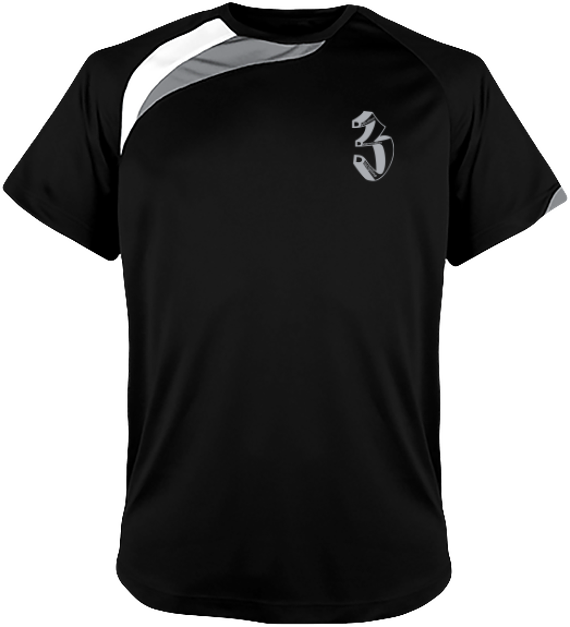 Men T-shirt Sport short sleeve  three-colour