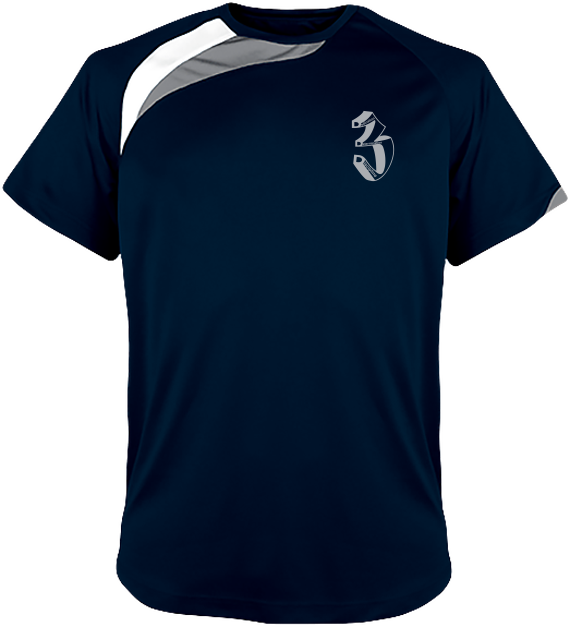 Men T-shirt Sport short sleeve  three-colour